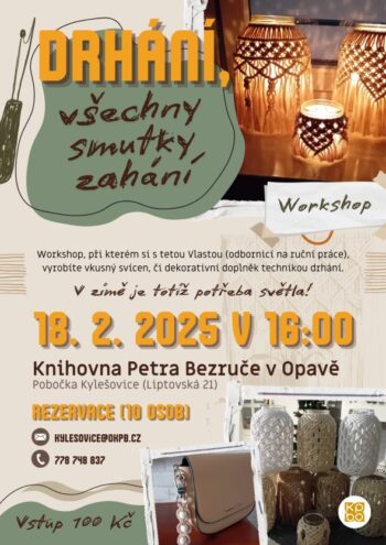 Workshop Drhání, všechny smutky zahání.