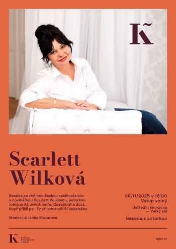Beseda se spisovatelkou Scarlett Wilkovou