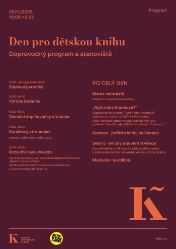 Den pro dětskou knihu 2025 - Doprovodný program