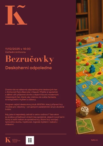 Bezručovky - odpoledne plné deskových her v knihovně!