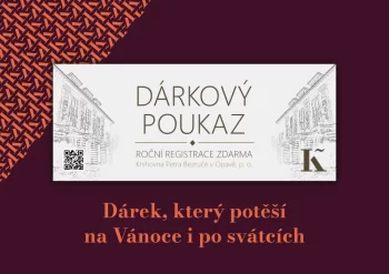 Dárkový čtenářský poukaz - dárek, který potěší na Vánoce i po svátcích