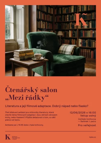 Čtenářský salon „Mezi řádky“ Literatura a její filmové adaptace. Dobrý nápad nebo fiasko?