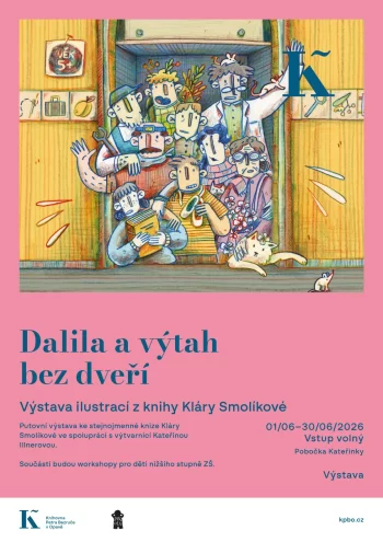 Dalila a výtah bez dveří - putovní výstava ke stejnojmenné knize Kláry Smolíkové
