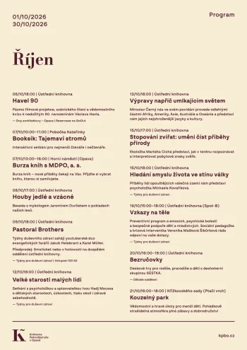 Program - Říjen 2026